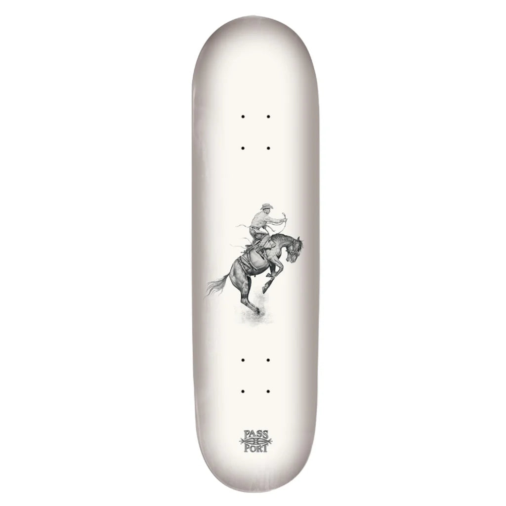 Pass-Port Horses By Jesse Olsen - Horse Breaker Skateboard Deck - 8.5