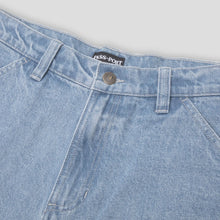 Pass~Port Workers Club Denim Shorts - Washed Light Indigo