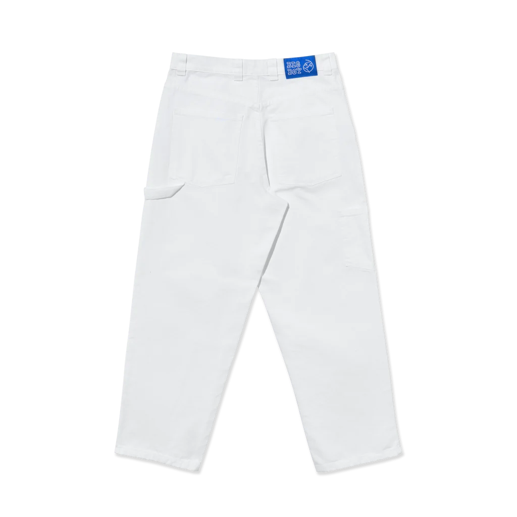 Polar Skate Co Big Boy Work Pants White