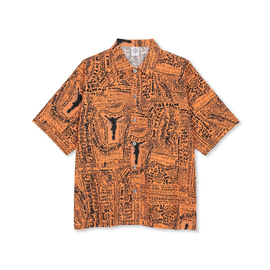 Polar Skate Co Bowling Shirt Shirt Exist - Orange