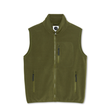 Polar Skate Co Basic Fleece Vest - Army Green