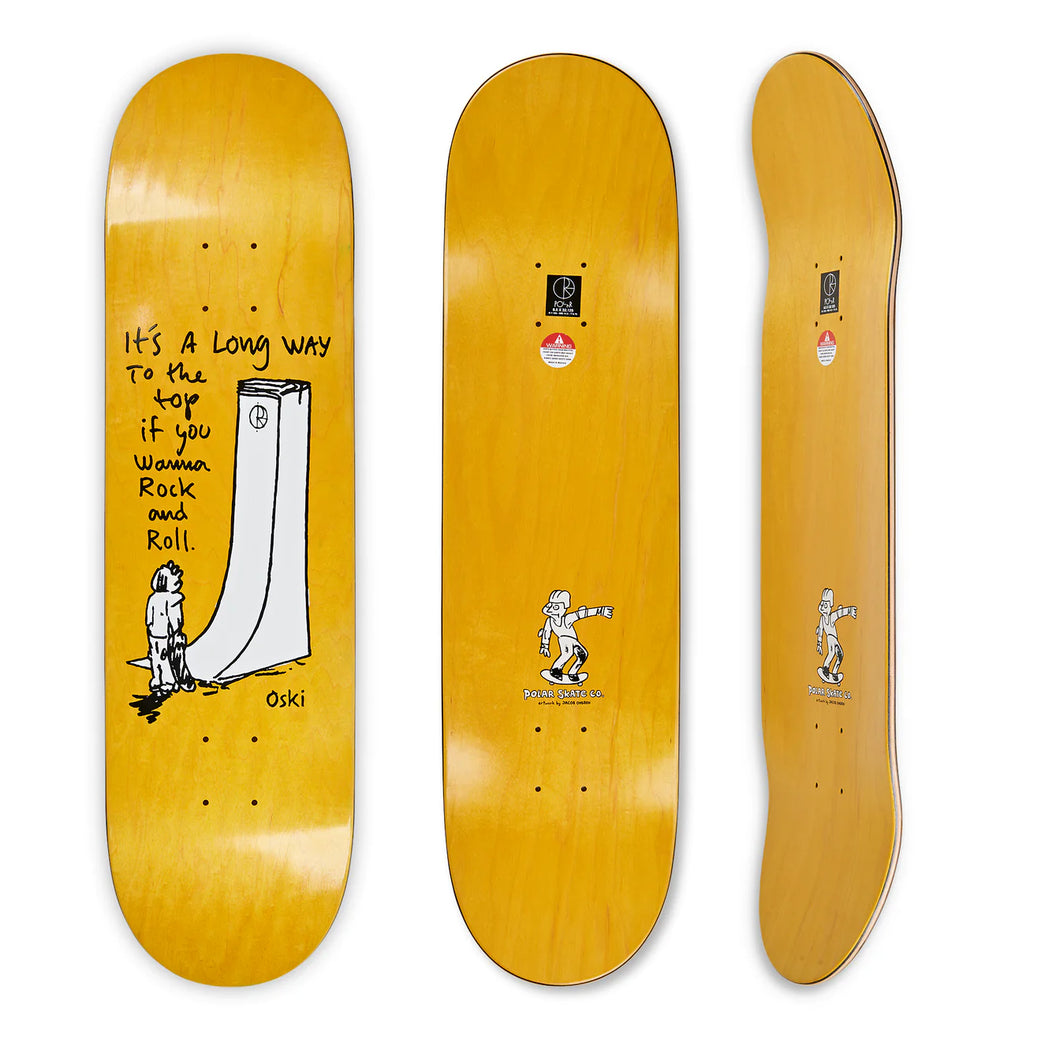 Polar Skate Co Oskar Rosenberg Rock & Roll Skateboard Deck - 8.5