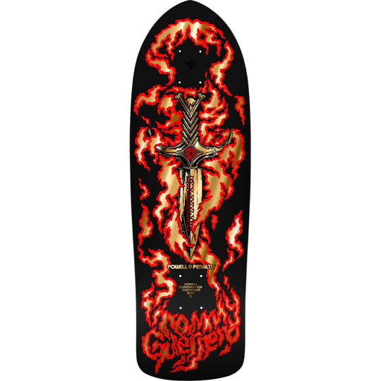 Powell Peralta Bones Brigade Series 16 Tommy Guerrero Flaming Dagger Deck - 9.75"