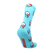Psockadelic Skulls Socks - Blue