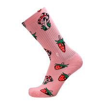 Psockadelic Strawberry Trip Socks - Pink