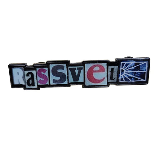 Rassvet Typo Metal Pin