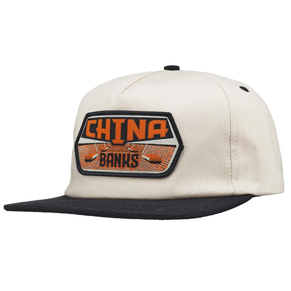 Real Skateboards China Banks Cap - Tan / Black / Orange