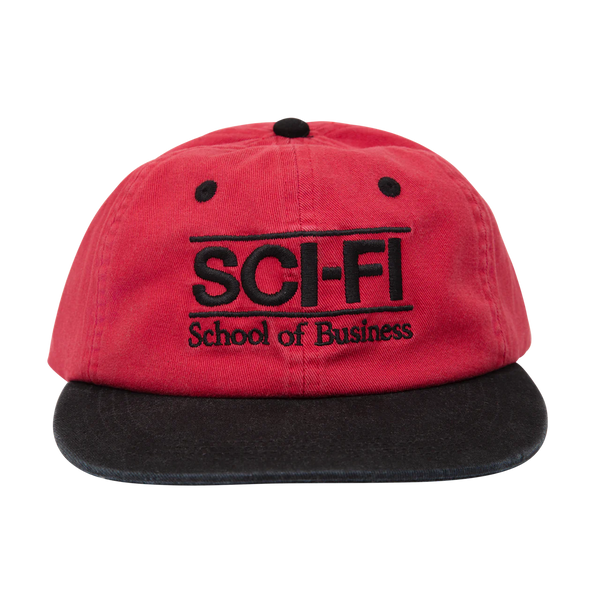 Sci-Fi Fantasy School Of Business Cap - Red / Black