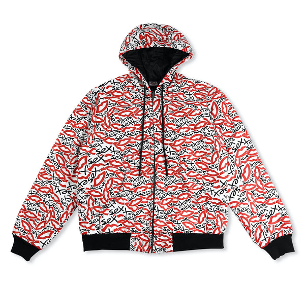 Sex Skateboards AOP Denim Coat - White