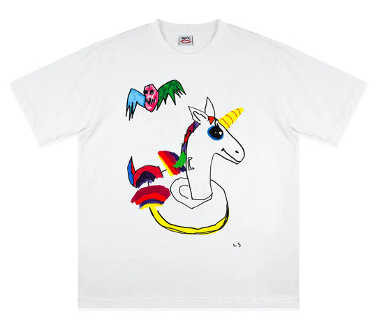 Sex Skateboards Barbs Unicorn Tee - White