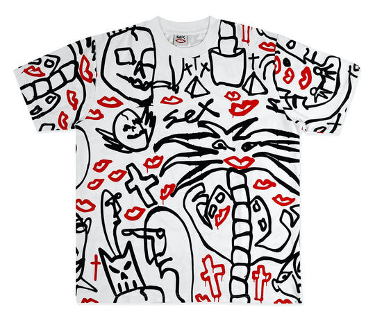 Sex Skateboards Luigis Tee - White