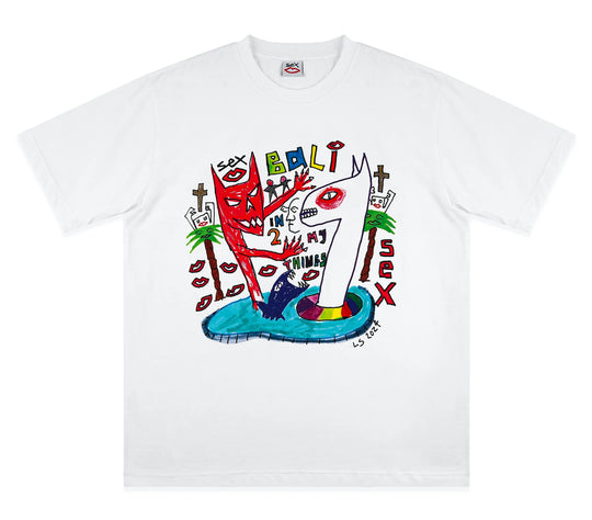 Sex Skateboards Pool Tee - White