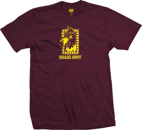 Shake Junt Chicken Guts T-Shirt - Burgundy