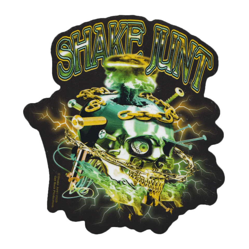 Shake Junt Skull Skrew Sticker