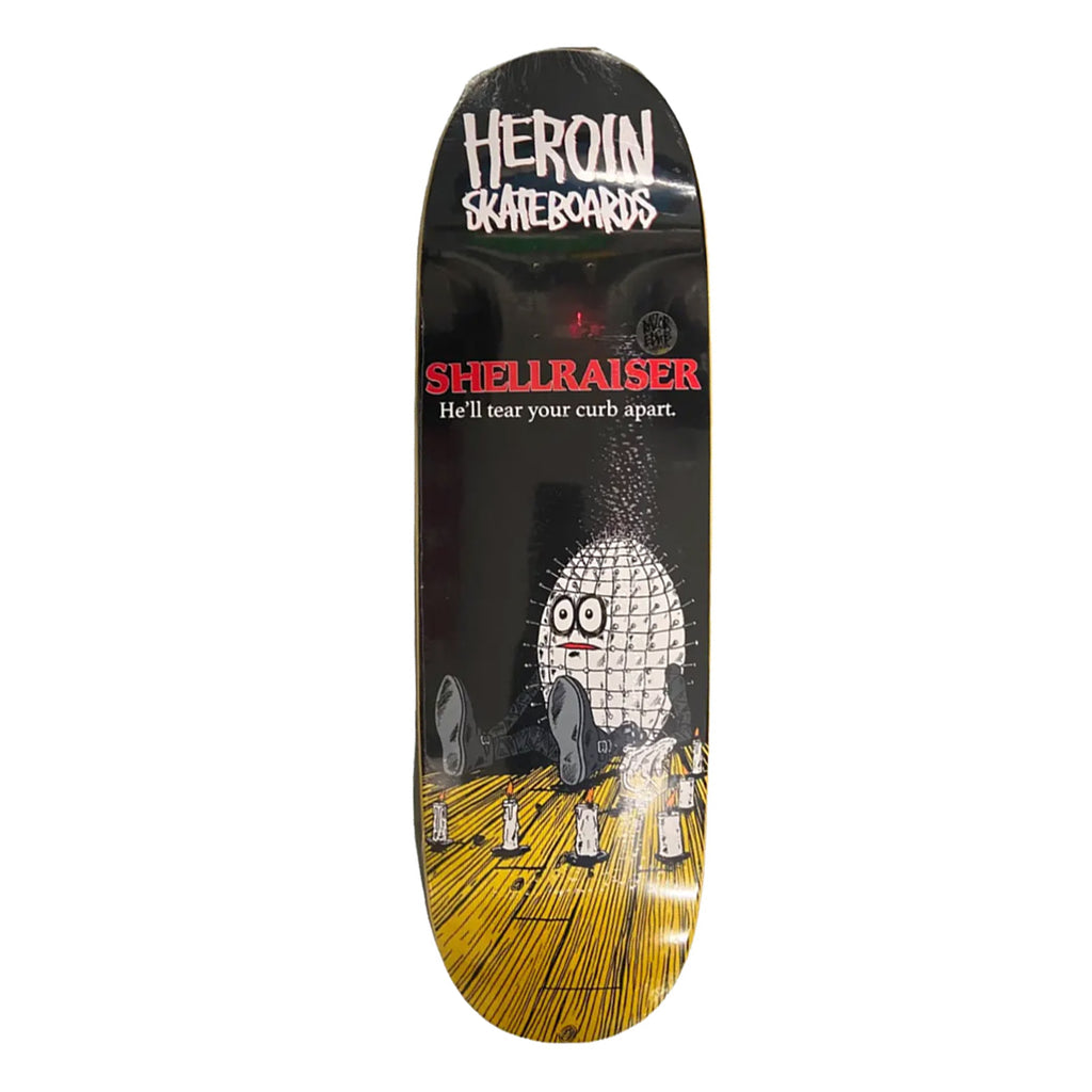 Heroin Skateboards Shellraiser Skateboard Deck - 9.4 – Slugger Skate Store