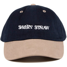 Short Straw Logo Cap - Navy / Taupe