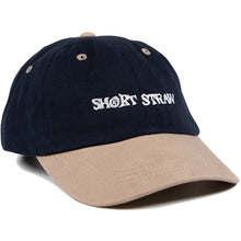 Short Straw Logo Cap - Navy / Taupe