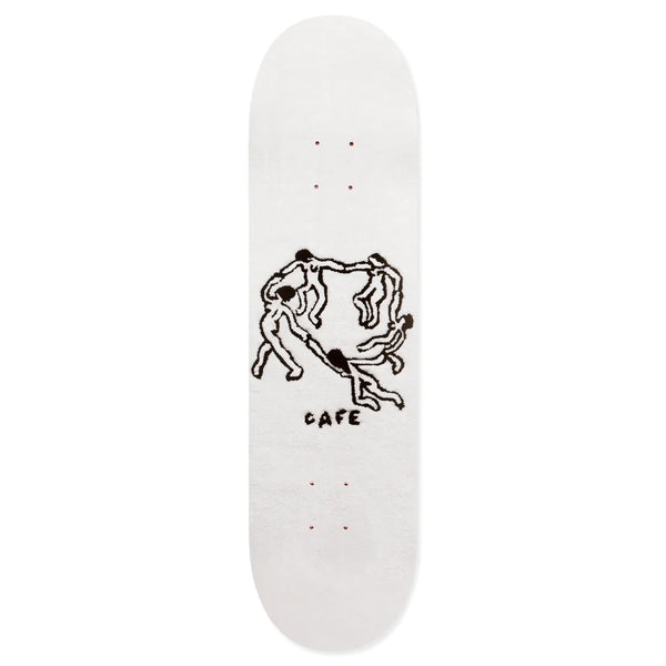 Skateboard Cafe Dance Circle By April Rugs Skateboard Deck 8.5