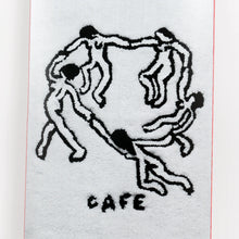 Skateboard Cafe Dance Circle By April Rugs Skateboard Deck 8.38 - White