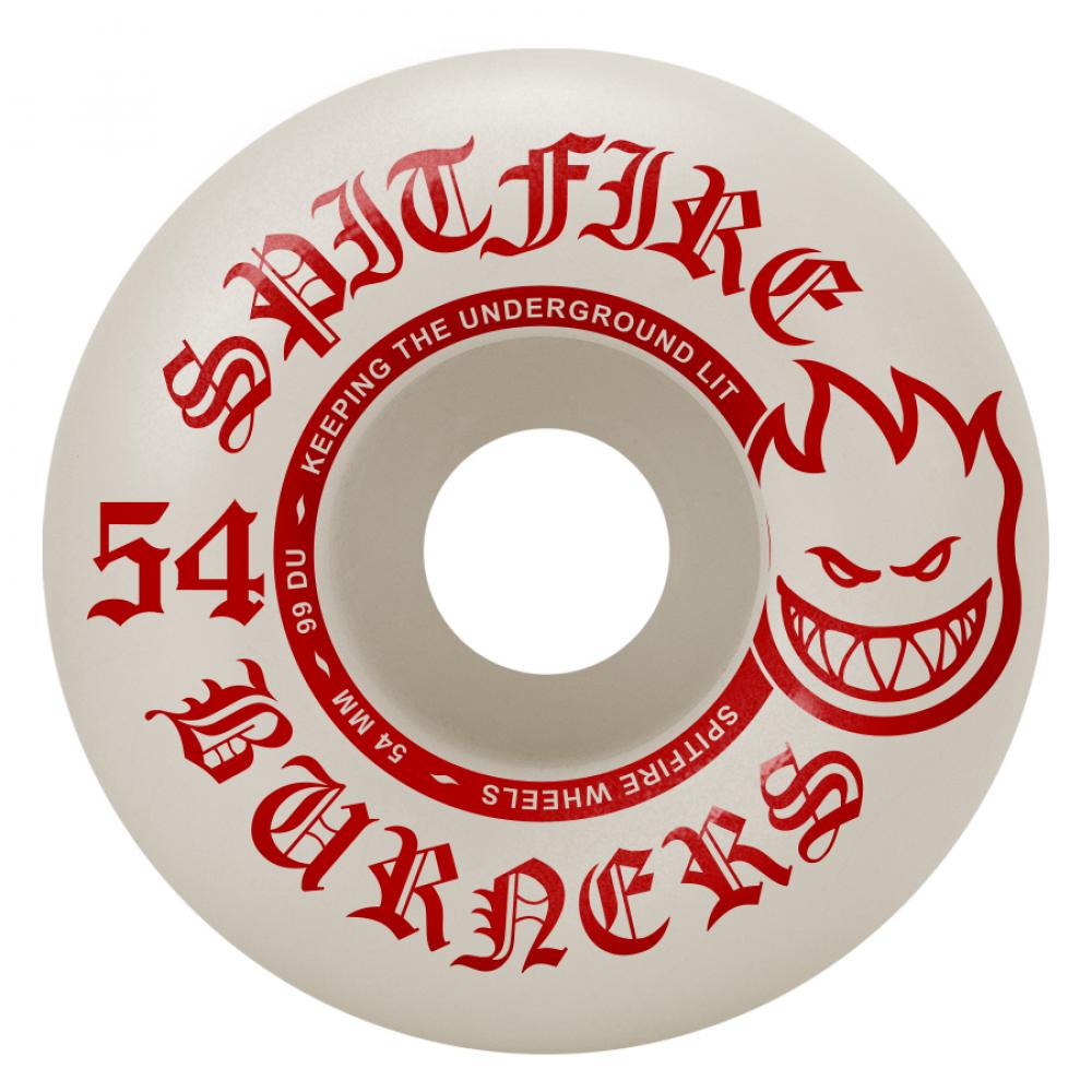 Spitfire Burners Skateboard Wheels 54mm 99DU
