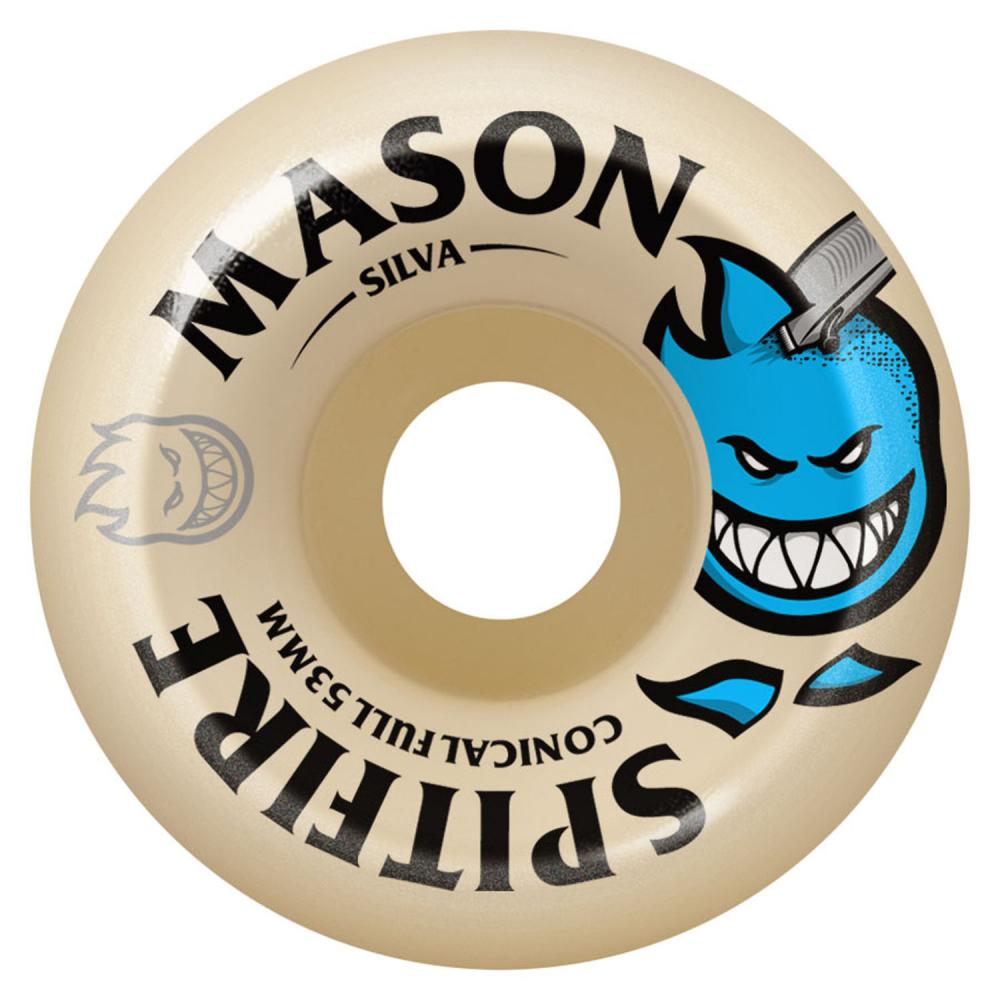 Spitfire Formula Four Mason Burn Squad Conical Full Skateboard Wheels 53mm 99DU
