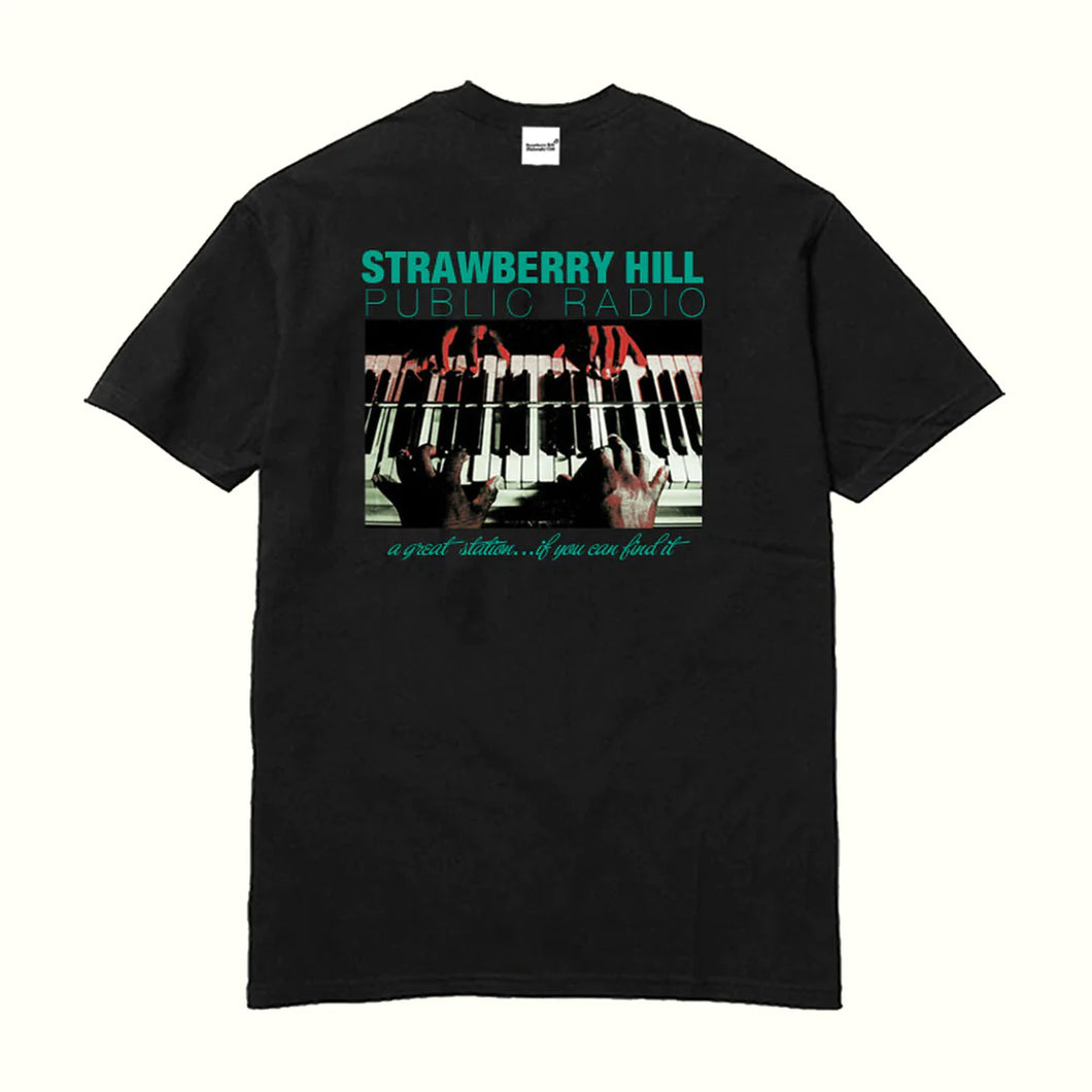 Strawberry Hill Philosophy Club Public Radio T-shirt - Black