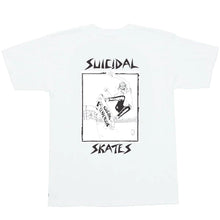 Suicidal Skates Pool Skater T-Shirt - White / Black