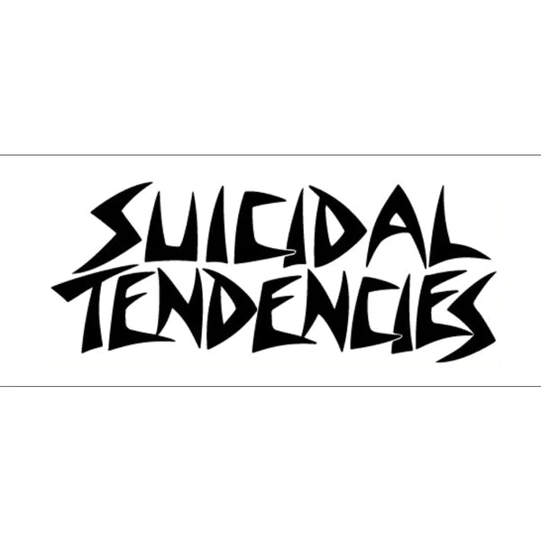 Suicidal Tendencies Logo Sticker - White