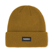 Theories Of Atlantis Stamp Label Rib Knit Beanie - Mustard