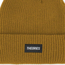 Theories Of Atlantis Stamp Label Rib Knit Beanie - Mustard