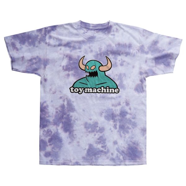 Toy Machine Monster Tye Dye Tee - Purple
