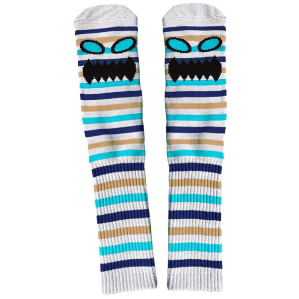 Toy Machine Monster Mini Stripes Socks - Blue