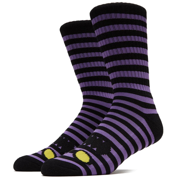 Toy Machine Monster Mini Stripes Socks - Purple