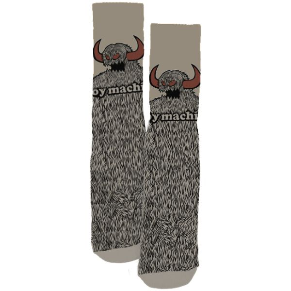 Toy Machine Furry Monster Socks - Tan