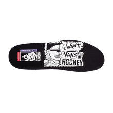 Vans x Hockey Slip On Skate Shoes - White / Black Snake Skin