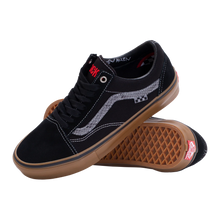Vans x Hockey Old Skool Skate Shoes - Black Snake Skin
