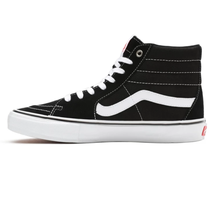 Vans Skate Sk8 Hi Skate Shoes Black White Slugger Skate Store