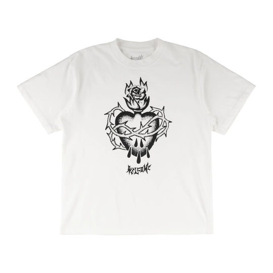 Welcome Skateboards Hallowed Tee - White