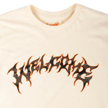 Welcome Skateboards Barb Fill Printed Tee - Bone / Camo