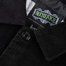 Welcome X Beetlejuice Sandworm Embroidered Coaches Jacket - Black