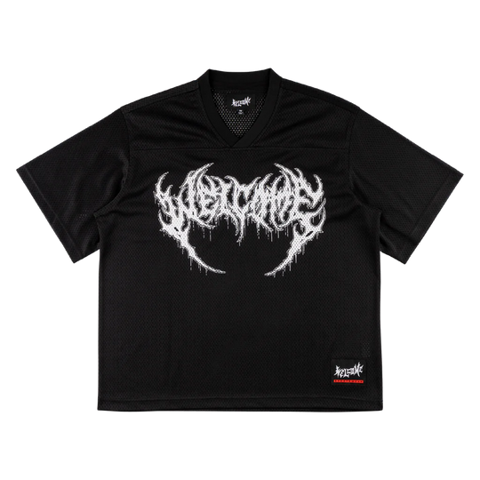 Welcome Skateboards Blitz Mesh Football Jersey - Black
