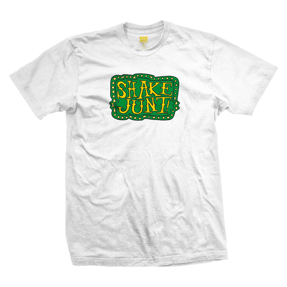 Shake Junt Trippy Box T-Shirt - White/Green