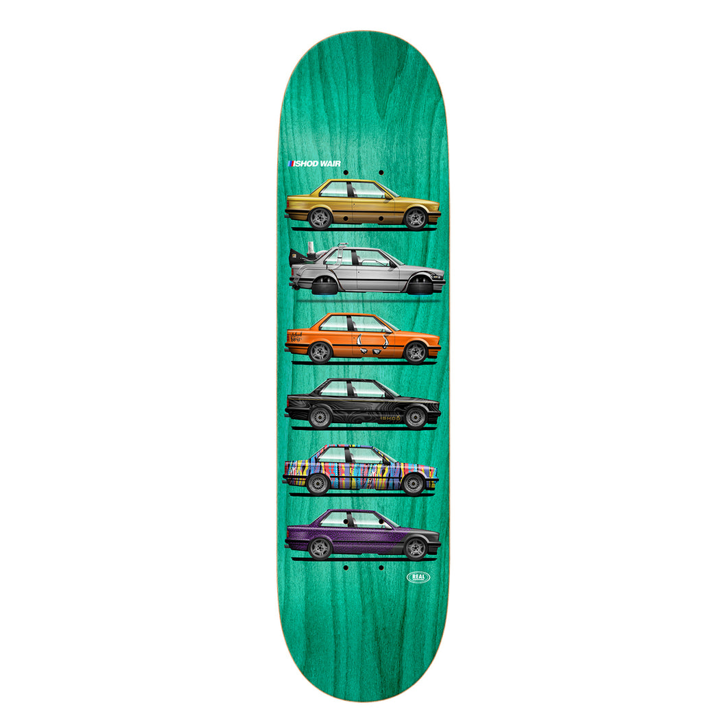 Real Skateboards Ishod Wair Customs Slick Twin Tail Skateboard Deck - 8.3