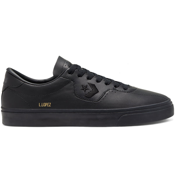 Converse Louie Lopez Pro Ox Leather Shoes - Black/Black