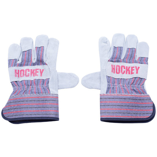 Hockey Work Gloves - Grey/Red/Navy