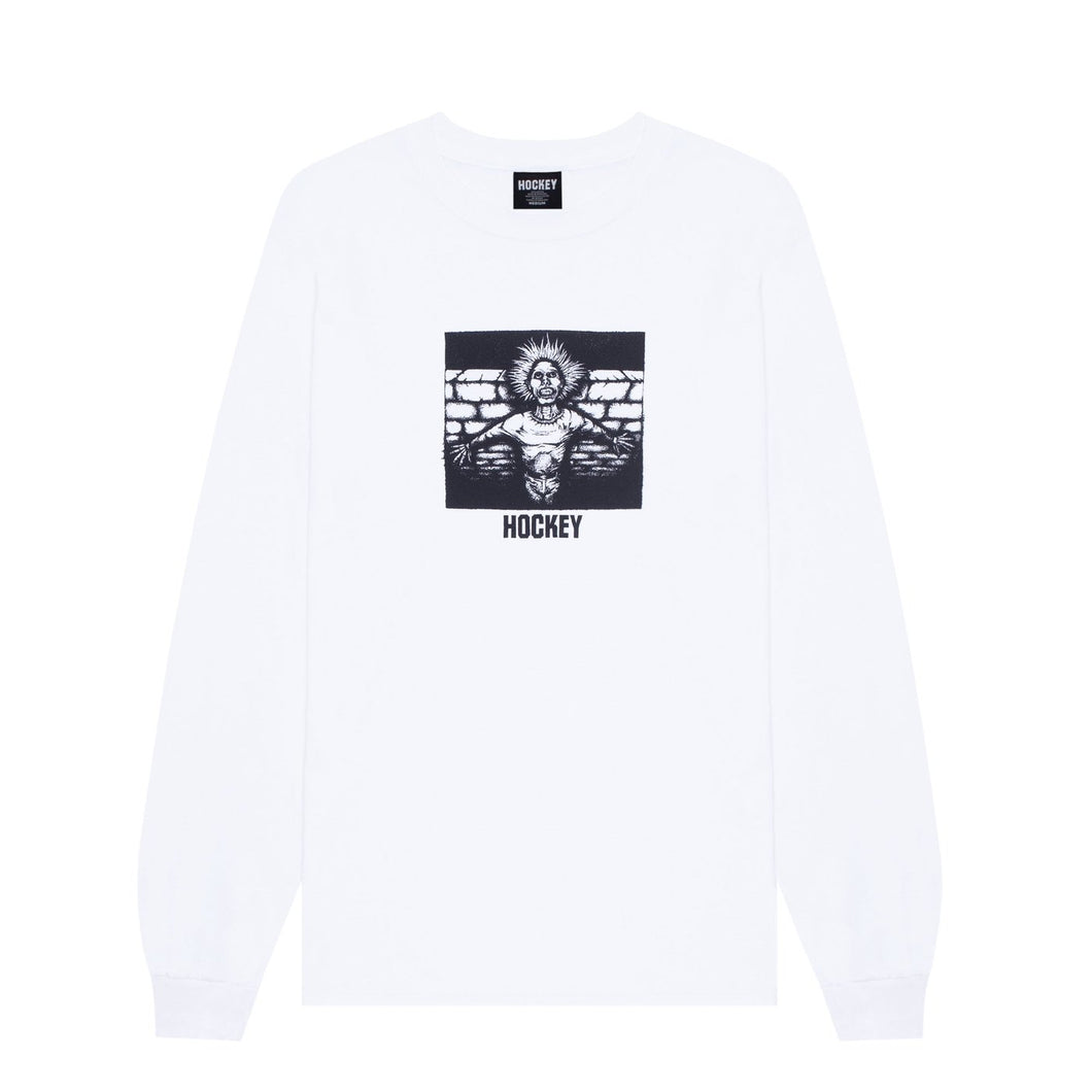 Hockey Crippling Longsleeve - White