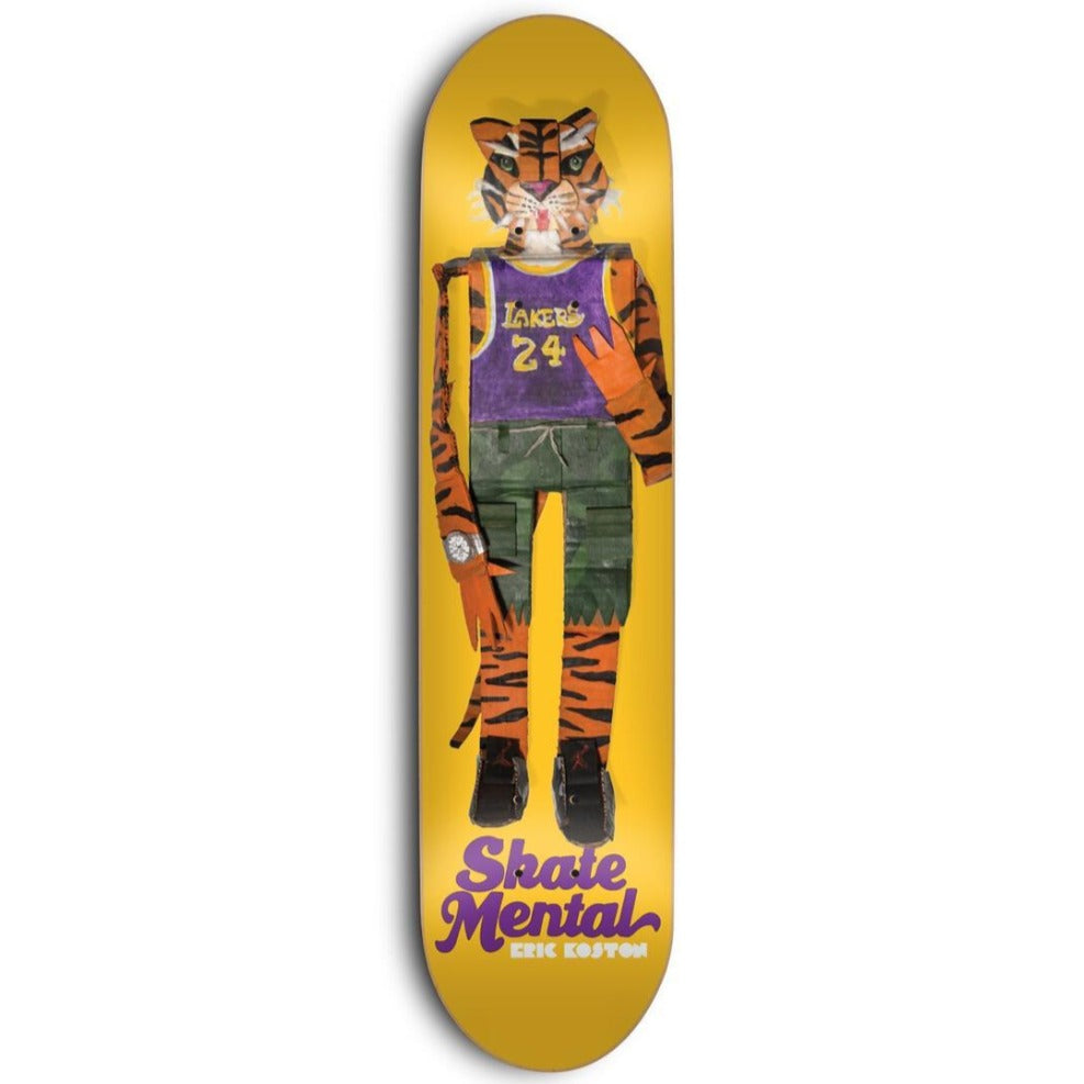 Skate Mental Eric Koston Tiger Doll Skateboard Deck - 8.125