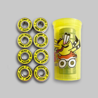 Blast Skates Abec 9 Zippy Puppies Skateboard Bearings