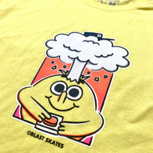 Blast Skates Brain Blast T-Shirt - Yellow
