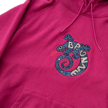 Bronze 56K Lizard Hoodie - Magenta